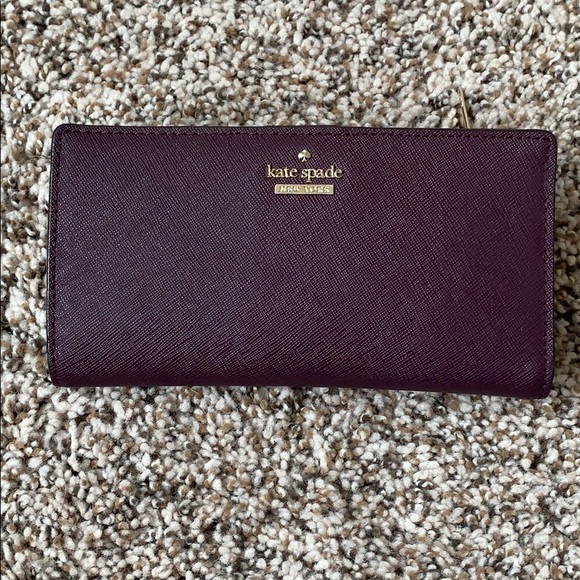 kate spade Handbags - Burgundy Kate Spade Wallet